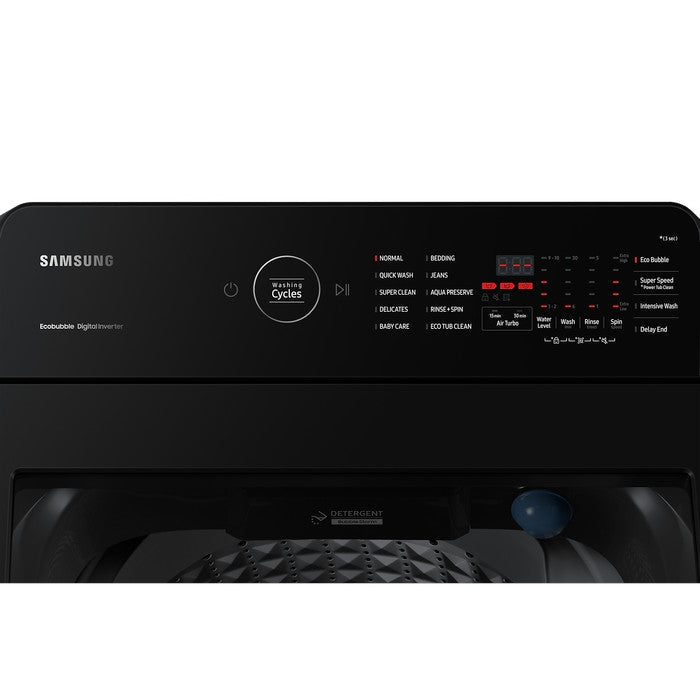 Samsung WA90CG4545BDFQ Top Load Washer With EcoBubble 9kg Inverter | TBM Online