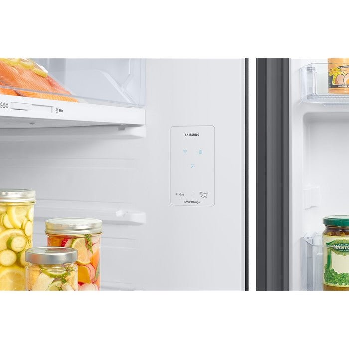 Samsung RT47CB66448AME 2 Doors Fridge Bespoke Top Mount Freezer With Optimal Fresh+ In Clean White Clean Navy 476L | TBM Online