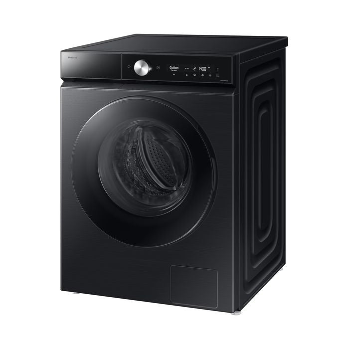 Samsung WD12DB8B85GBFQ Front Load Bespoke AI Washer 12kg Dryer 7kg Black | TBM Online