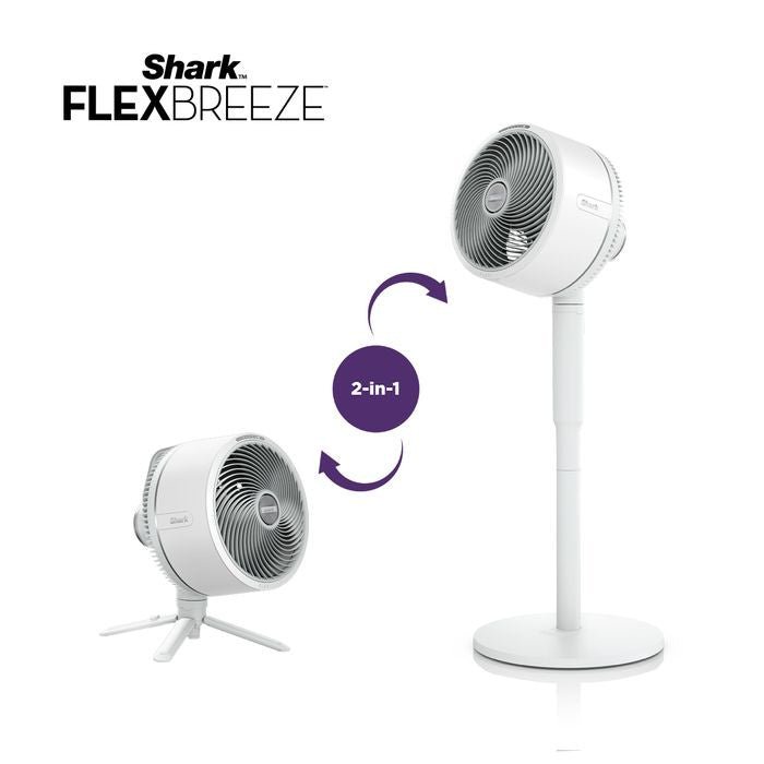 Shark FA - 221SMWH Portable Fan Flexbreeze | TBM Online