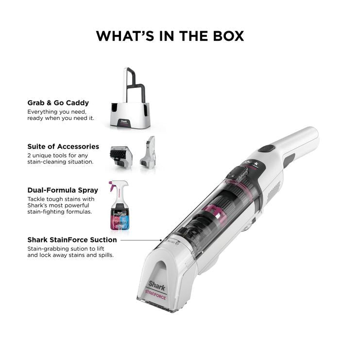Shark HX100SM Stainforce Cordless Spot Cleaner SharkStainForce | TBM Online