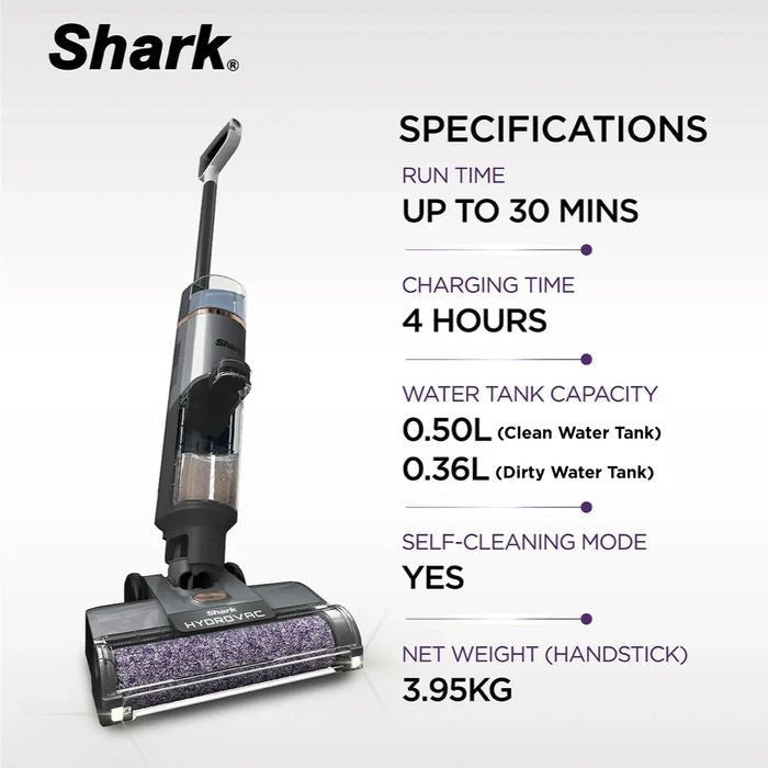 Shark WD - 210SM Hydrovac 3 - in - 1 Cordless Wet & Dry Vacuum Cleaner 3.9kg | TBM Online
