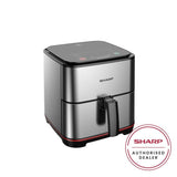 Sharp KFAF70MST Air Fryer 7.0L With Touch Control Stainless | TBM Online