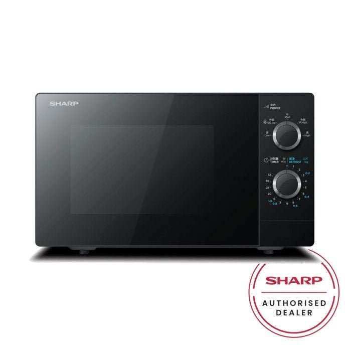 Sharp R20SABMA Microwave Oven 20L Black | TBM Online