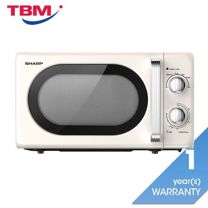 Sharp R220EFWHMA Microwave Oven 6 Power Level 20L 700W White | TBM Online