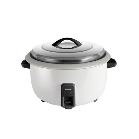 Sharp KSH1008CWH Conventional Rice Cooker Non Stick Inner Pot Auto Keep Warm Stainless Steel Lid 10.0L | TBM Online