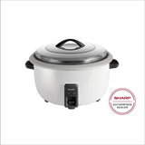 Sharp KSH1008CWH Conventional Rice Cooker Non Stick Inner Pot Auto Keep Warm Stainless Steel Lid 10.0L | TBM Online