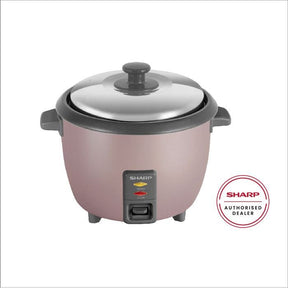 Sharp KSH108SPK Conventional Rice Cooker Non Stick Inner Pot Auto Keep Warm Stainless Steel Lid 1.0L | TBM Online