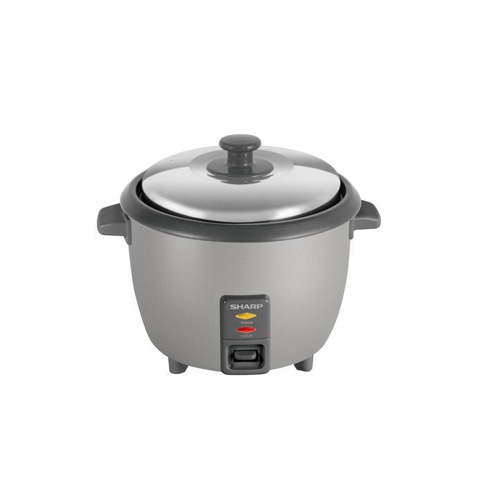 Sharp KSH108SSL Conventional Rice Cooker Non Stick Inner Pot Auto Keep Warm Stainless Steel Lid 1.0L | TBM Online