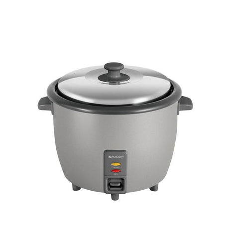 Sharp KSH188SSL Conventional Rice Cooker Non Stick Inner Pot Auto Keep Warm Stainless Steel Lid 1.8L | TBM Online