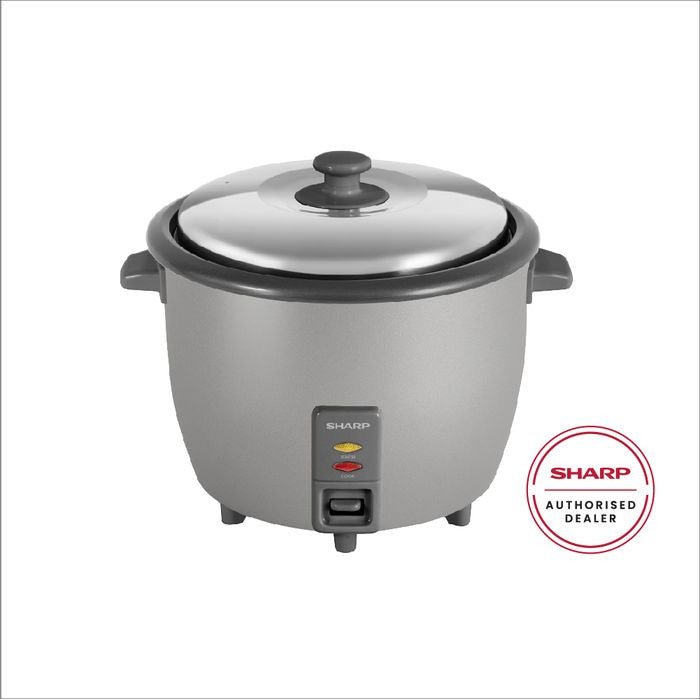 Sharp KSH188SSL Conventional Rice Cooker Non Stick Inner Pot Auto Keep Warm Stainless Steel Lid 1.8L | TBM Online