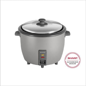 Sharp KSH188SSL Conventional Rice Cooker Non Stick Inner Pot Auto Keep Warm Stainless Steel Lid 1.8L | TBM Online