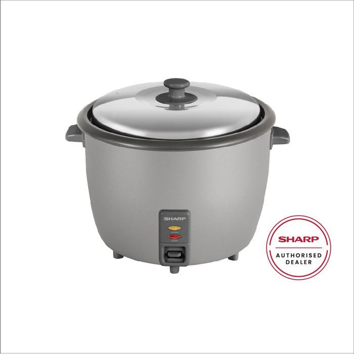 Sharp KSH288SSL Conventional Rice Cooker Non Stick Inner Pot Auto Keep Warm Stainless Steel Lid 2.8L | TBM Online
