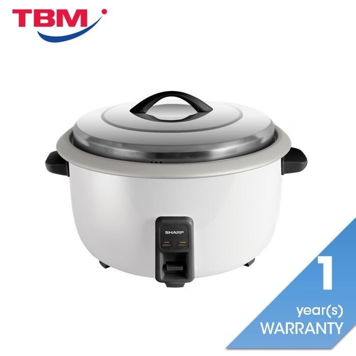 Sharp KSH858CWH Conventional Rice Cooker Non Stick Inner Pot Auto Keep Warm Stainless Steel Lid 8.5L | TBM Online