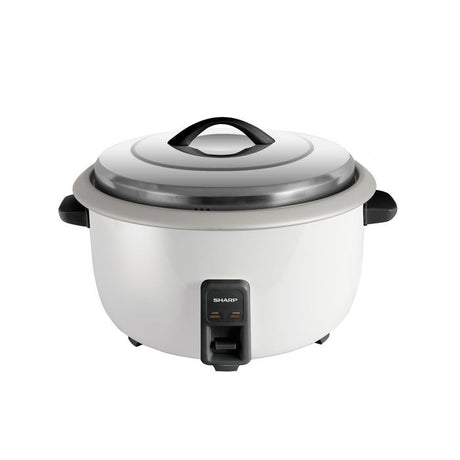 Sharp KSH858CWH Conventional Rice Cooker Non Stick Inner Pot Auto Keep Warm Stainless Steel Lid 8.5L | TBM Online