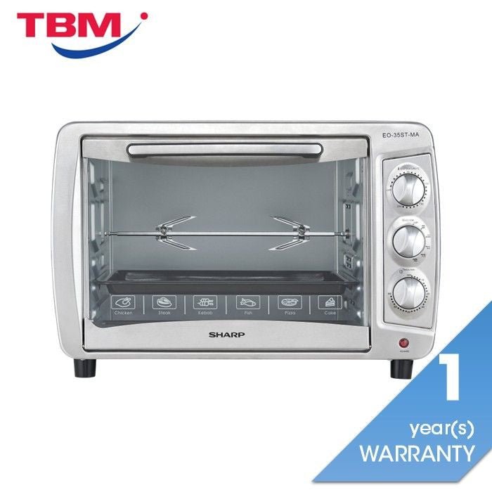 Sharp EO35STMA Electric Oven Stainless Steel 35.0L | TBM Online
