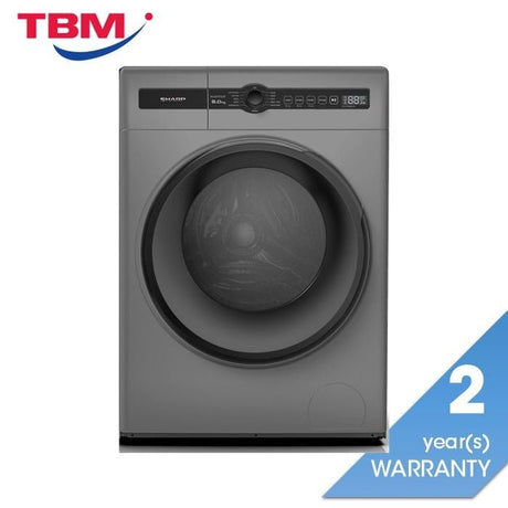 Sharp ESFH9BMB Front Load Washer Inverter 9.0kg | TBM Online