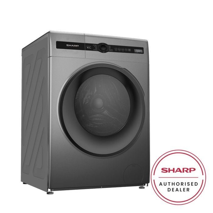 Sharp ESFH9BMB Front Load Washer Inverter 9.0kg | TBM Online