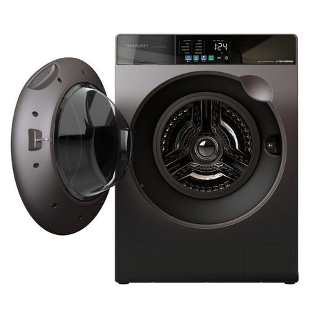 Sharp ESFJ1054AMG Front Load Washer 10.5kg Dark Silver | TBM Online