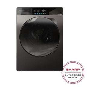 Sharp ESFJ1054AMG Front Load Washer 10.5kg Dark Silver | TBM Online