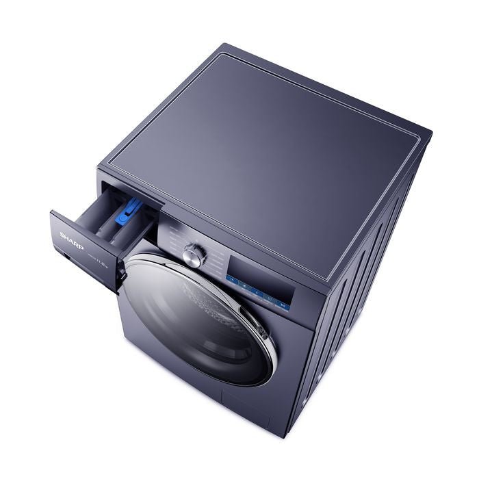 Sharp ESFX11APB Front Load Washer 11kg Inverter Navy Blue | TBM Online
