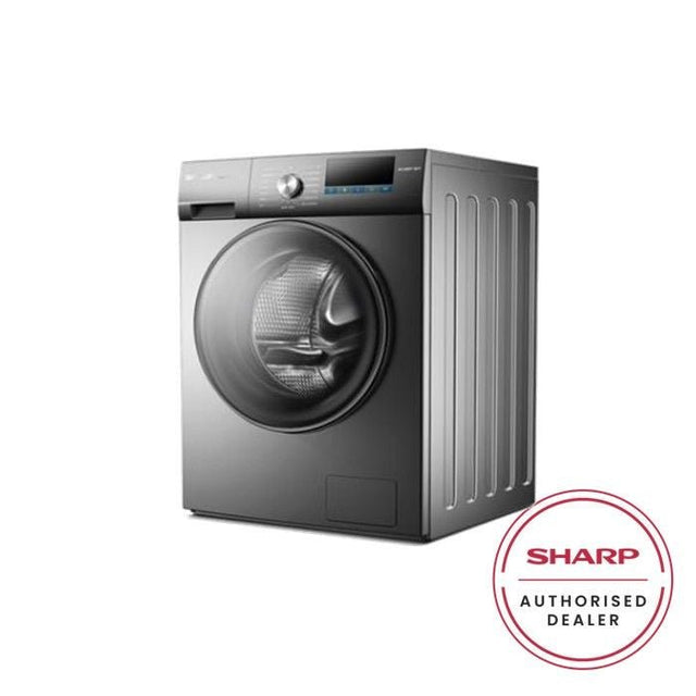 Sharp ESFX7APG Front Load Washer 7kg Inverter 3 Star Water Saving Dark Grey | TBM Online