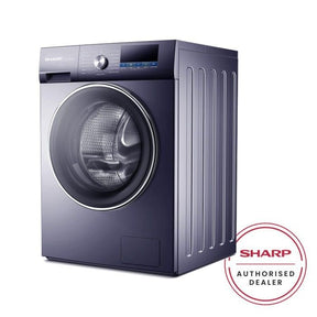 Sharp ESFX9APB Front Load Washer 9kg Inverter Navy Blue | TBM Online