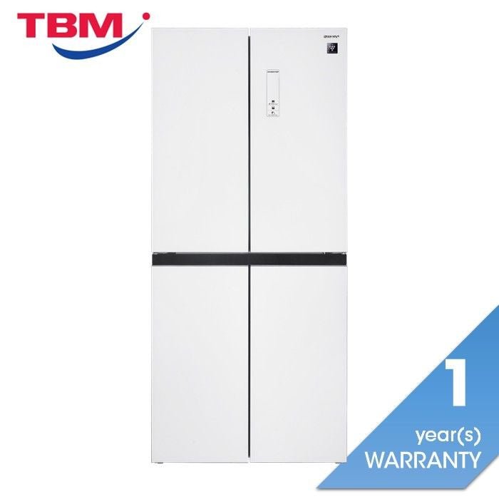 Sharp SJF489GW 4 Doors Fridge 480L Inverter Anti-Bacteria