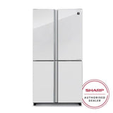 Sharp SJF921VGW 4 Doors Avance Fridge 750L J - Tech Inverter R600A | TBM Online