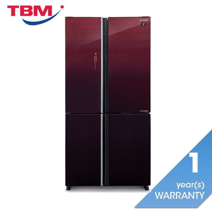 Sharp SJF922VGM Side By Side Fridge 750L J - Tech Inverter | TBM Online