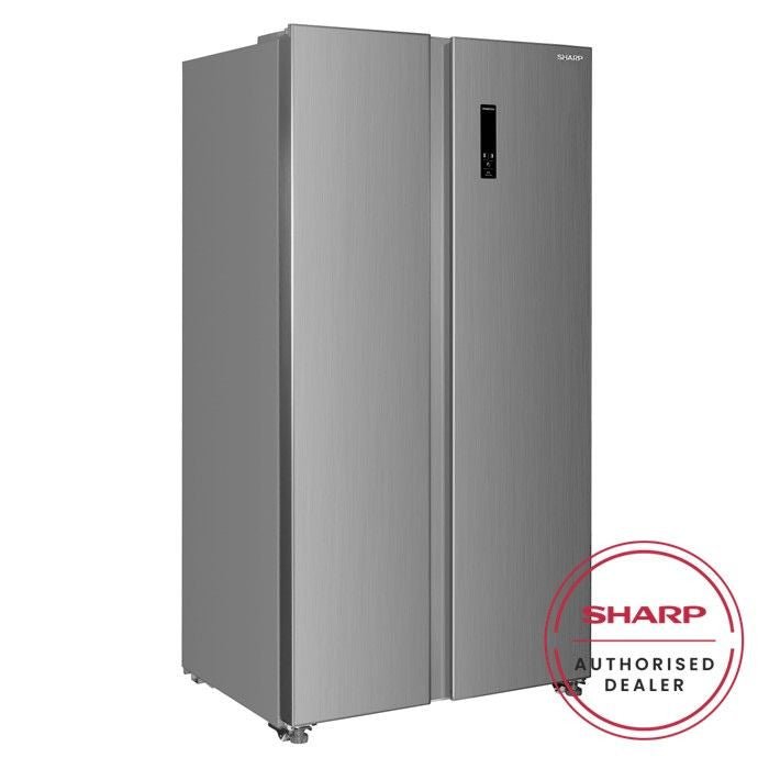 Sharp SJX6322MS Side - By - Side Fridge 620L Inverter With Multi Air Flow | TBM Online