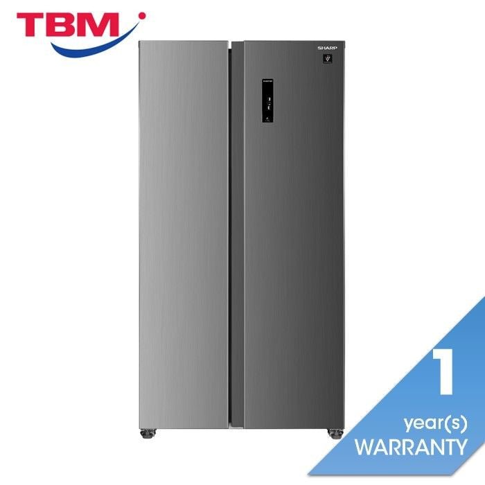 Sharp SJXP6822MS Side By Side Fridge 680L Inverter Multi Air Flow | TBM Online