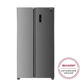 Sharp SJXP6822MS Side By Side Fridge 680L Inverter Multi Air Flow | TBM Online