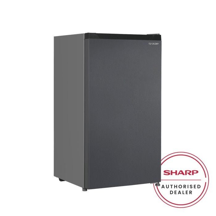 Sharp SJD2122MDS 1 Door Fridge 170L Tempered Glass Dark Grey | TBM Online