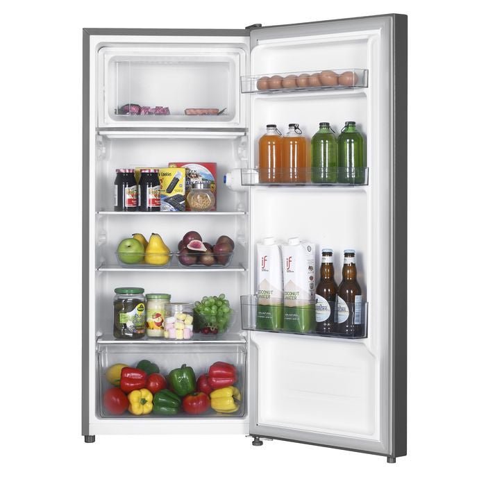 Sharp SJD2122MDS 1 Door Fridge 170L Tempered Glass Dark Grey | TBM Online