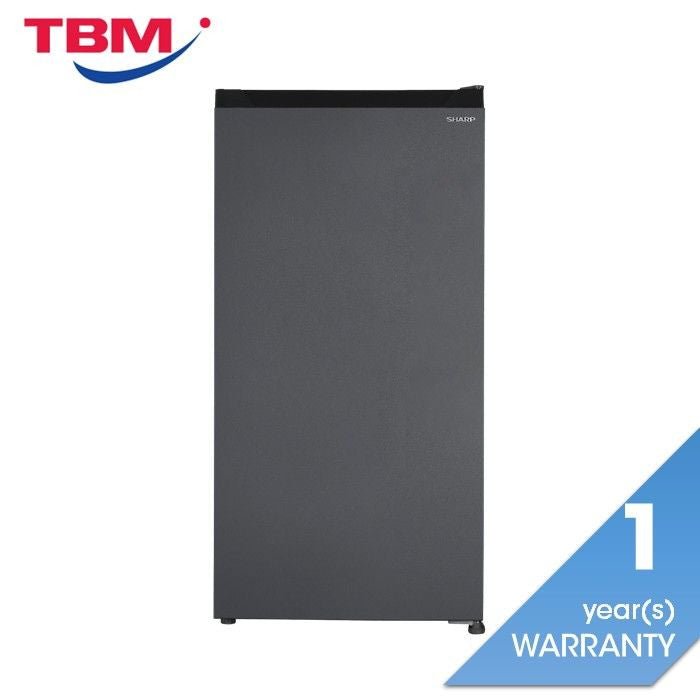 Sharp SJD2122MDS 1 Door Fridge 170L Tempered Glass Dark Grey | TBM Online