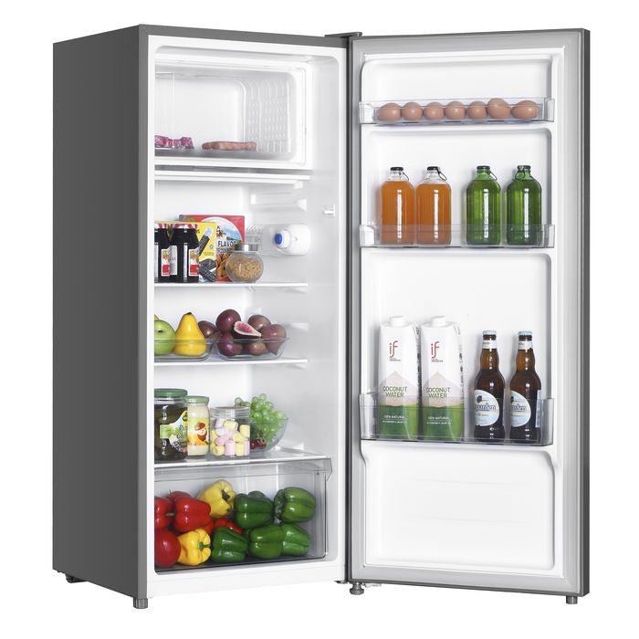 Sharp SJD2122MDS 1 Door Fridge 170L Tempered Glass Dark Grey | TBM Online