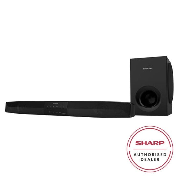 Sharp HTSBW125 2.1CH Sound Bar With Wireless Subwoofer | TBM Online
