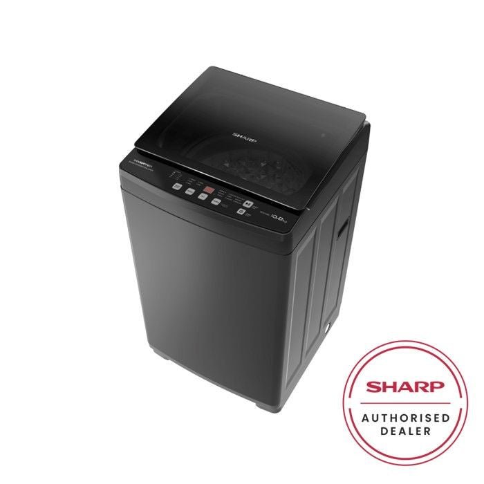 Sharp ESW10SM Top Load Washer 10kg Fully Auto Inverter | TBM Online