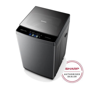 Sharp ESWX10AMG Top Load Washer 10.5kg DD Inverter Tempered Glass Lid Colour Touch Panel | TBM Online