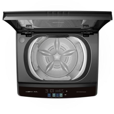 Sharp ESWX18AMG Top Load Washer 18kg DD Inverter Soft Close Tempered Glass Lid | TBM Online