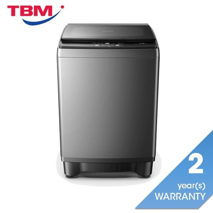 Sharp ESX1521 Top Load Washer LED Display Stainless Steel Tub 15.5 KG | TBM Online