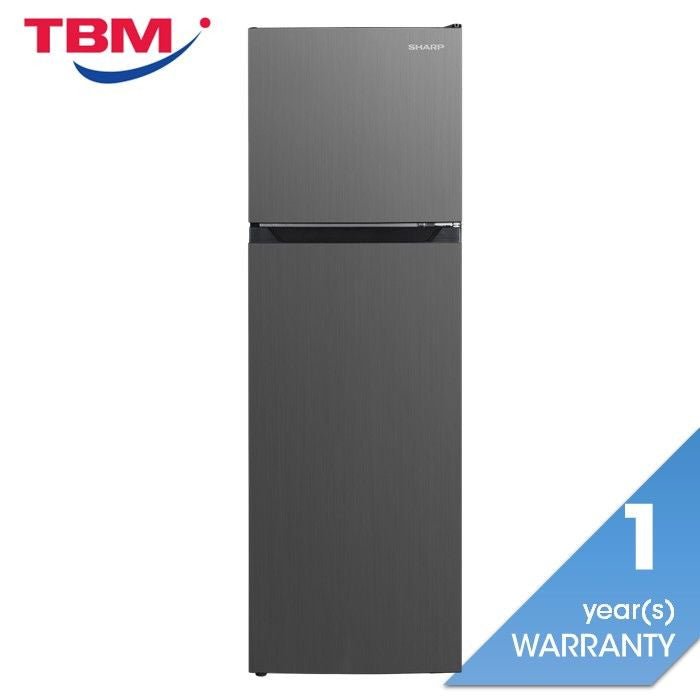 Sharp SJ2688MDS 2 Door Fridge 267L Inverter Dark Grey Metal Door | TBM Online