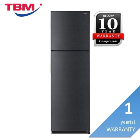 Sharp SJ287MDS 2 Doors Smile Fridge 280L AG+ Nano Tempered Glass Shelf | TBM Online