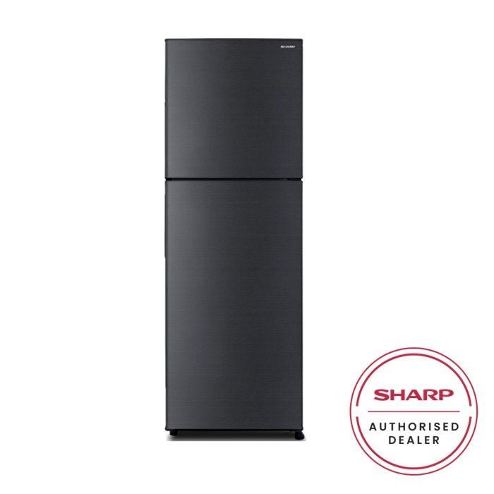 Sharp SJ327MDS 2 Doors Smile Fridge 320L AG+ Nano Tempered Glass Shelf | TBM Online