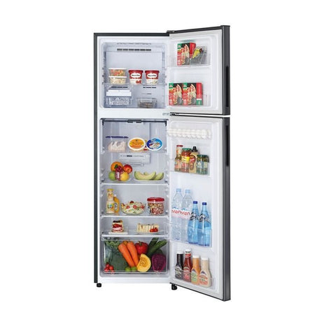 Sharp SJ327MDS 2 Doors Smile Fridge 320L AG+ Nano Tempered Glass Shelf | TBM Online
