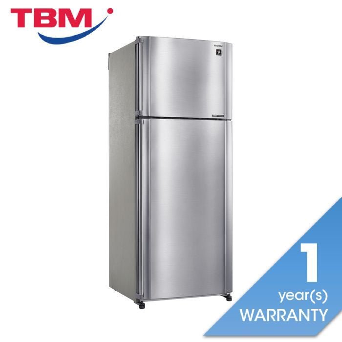 Sharp SJP50MS 2 Doors Fridge J - Tech Inverter G500L Silver | TBM Online