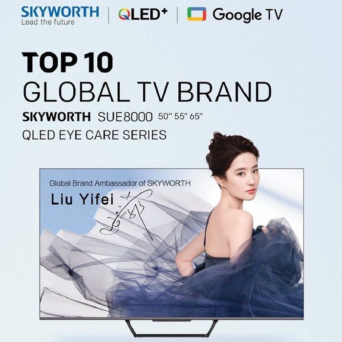 Skyworth 55SUE8000 55" 4K QLED Google TV | TBM Online