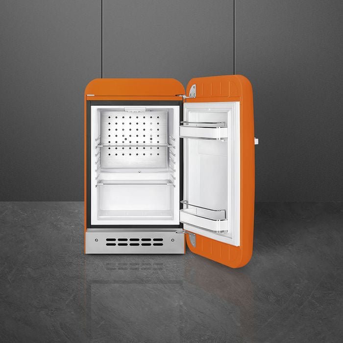 Smeg FAB5ROR5 Mini Bar Fridge G38 Orange | TBM Online