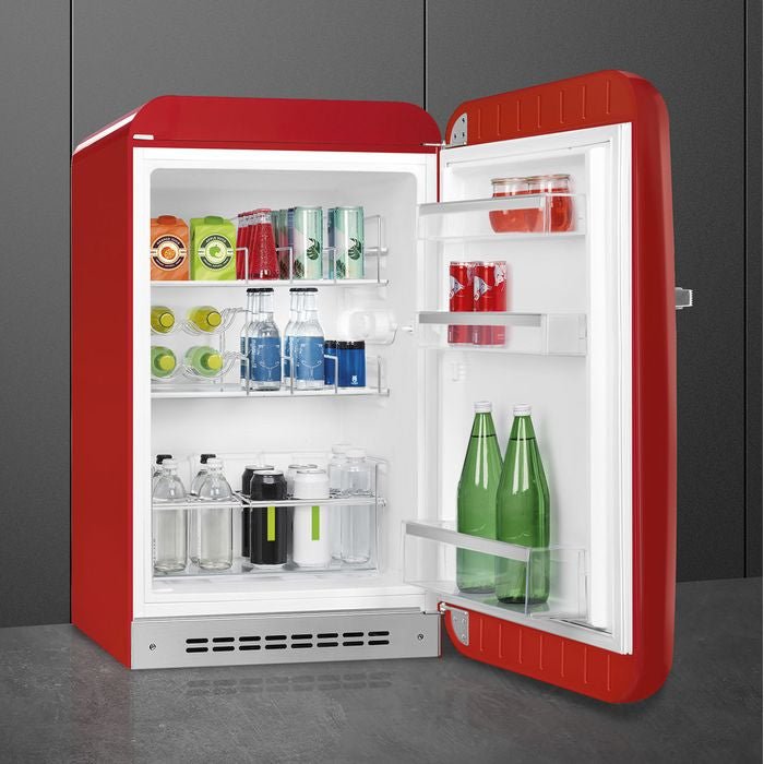 Smeg FAB10HRRD 1 Door Fridge Retro Red 38.0L | TBM Online